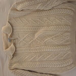 Kerry Traditions | Authentic Irish Aran Knit 'Fisherman' Wool Sweater